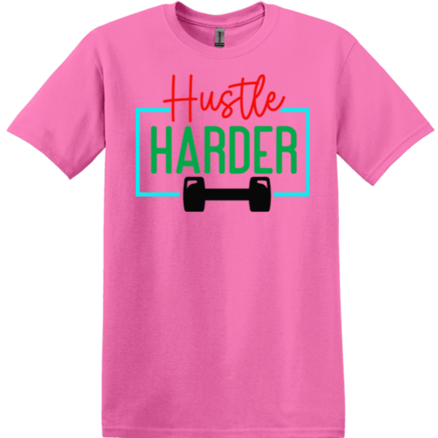 azalea pink comfort apparel fitness harder green