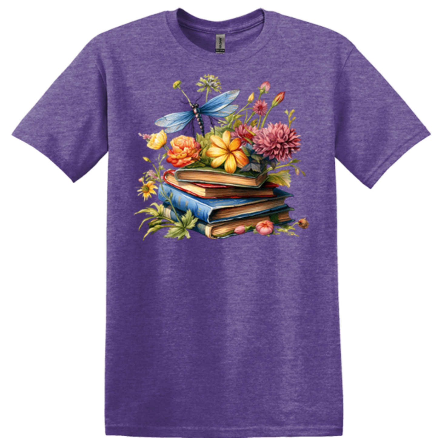 floral scene novel heather purple clothing
