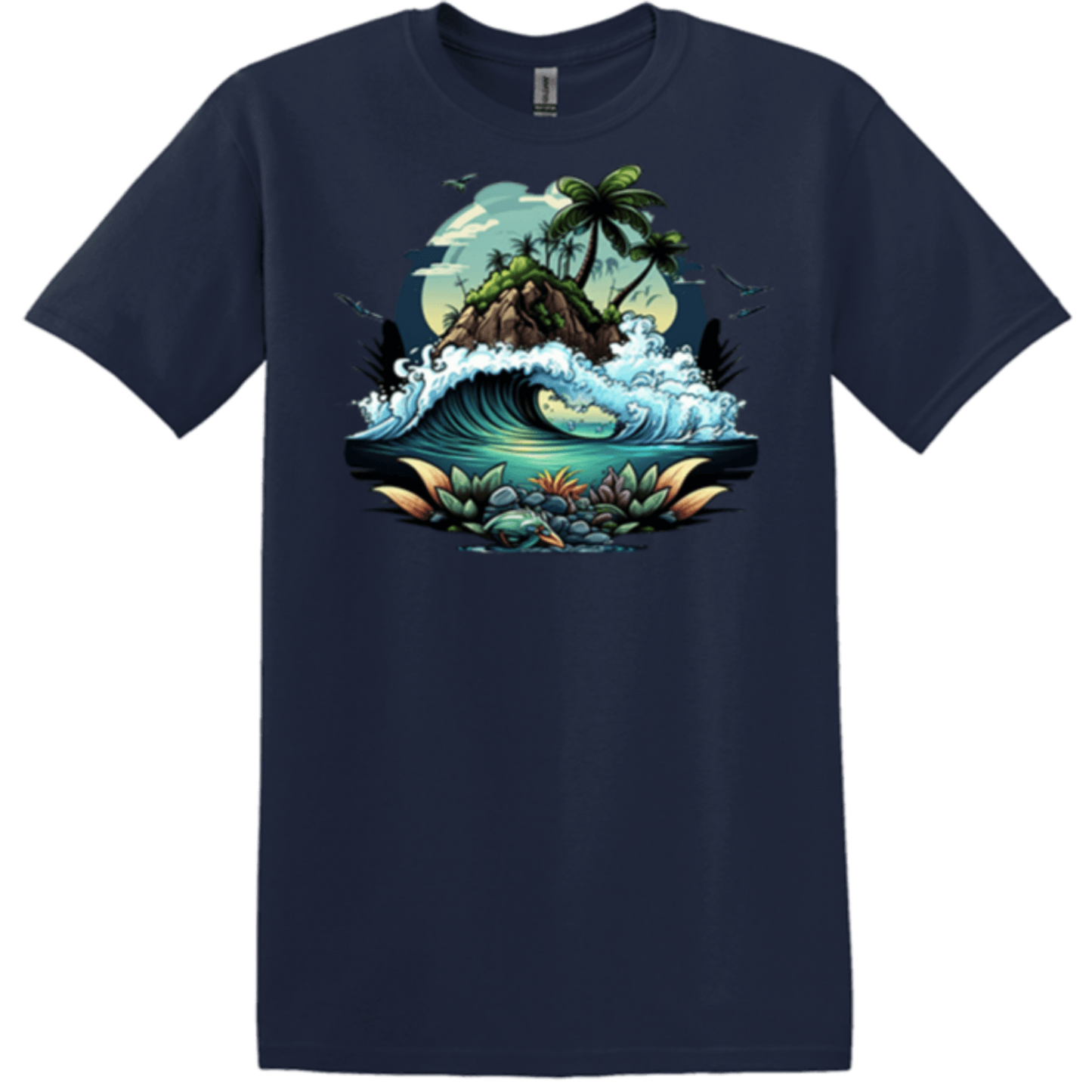 navy casual beachy apparel
