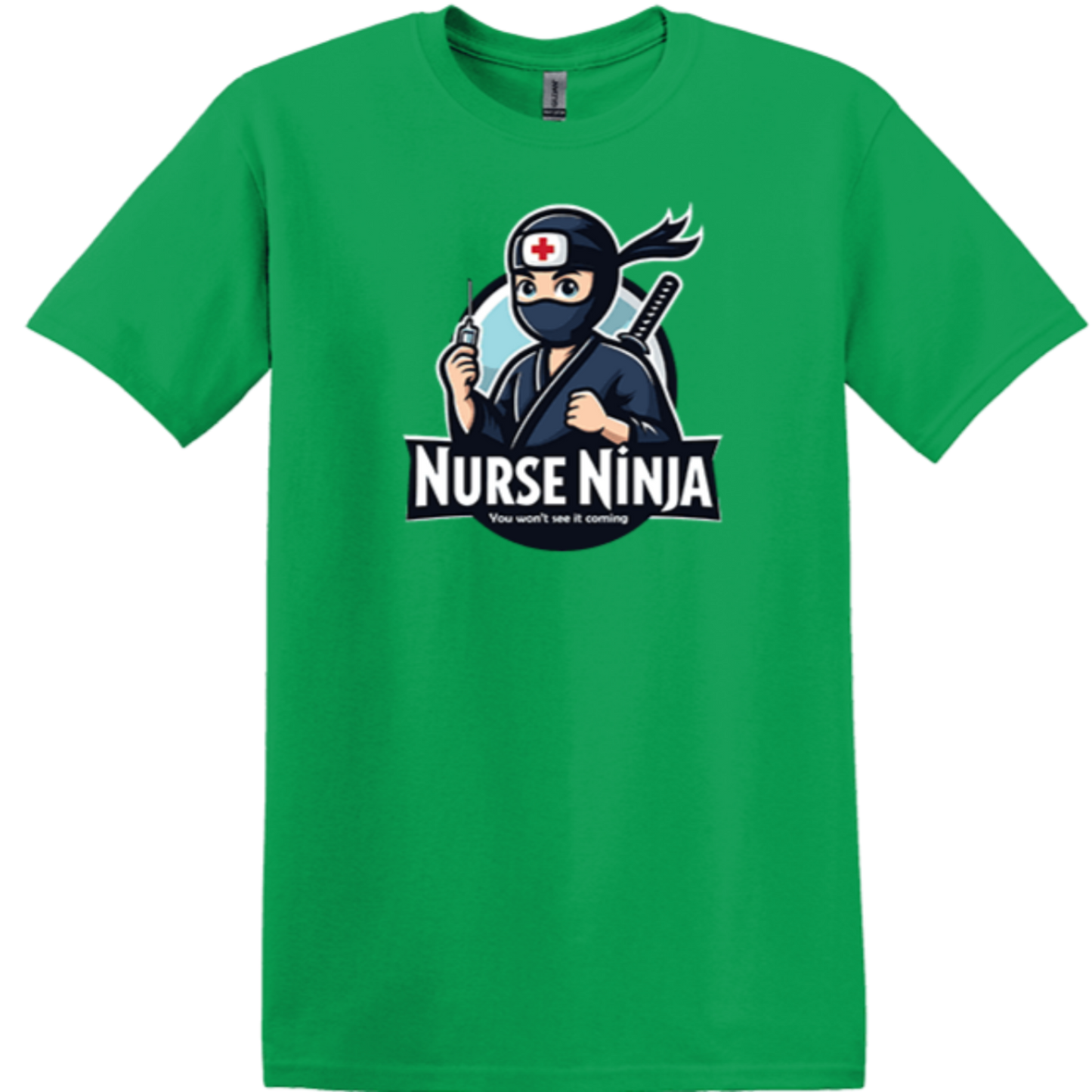 irish green cozy t-shirt red cross aid