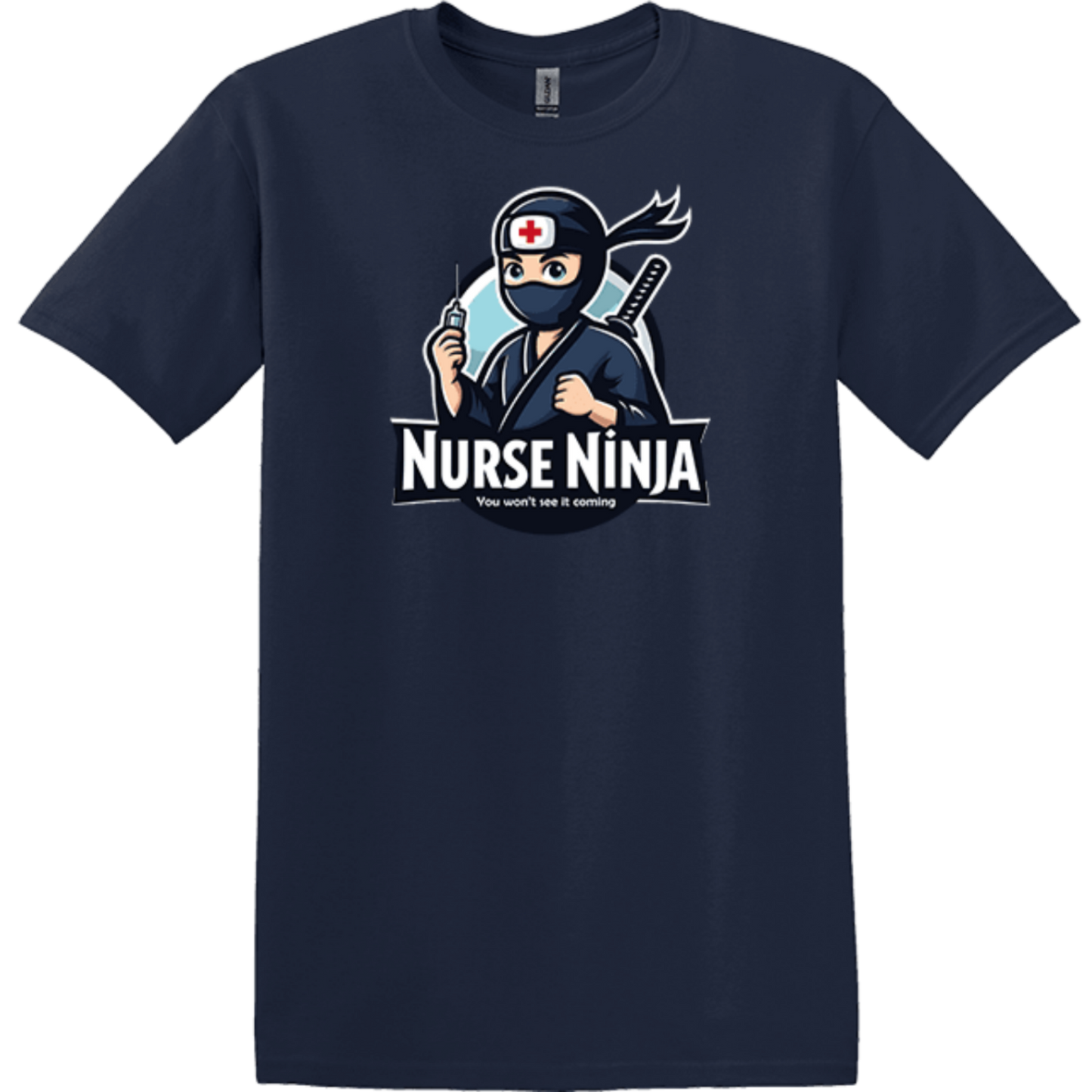navy short sleeve t-shirt labor delivery nurse