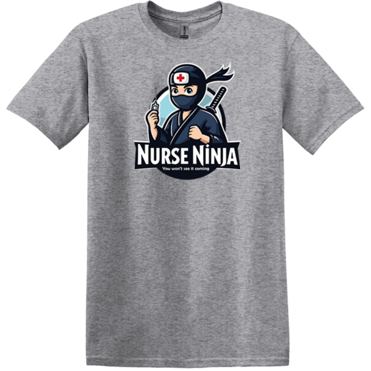 sport grey boutique round-neck human caretaker
