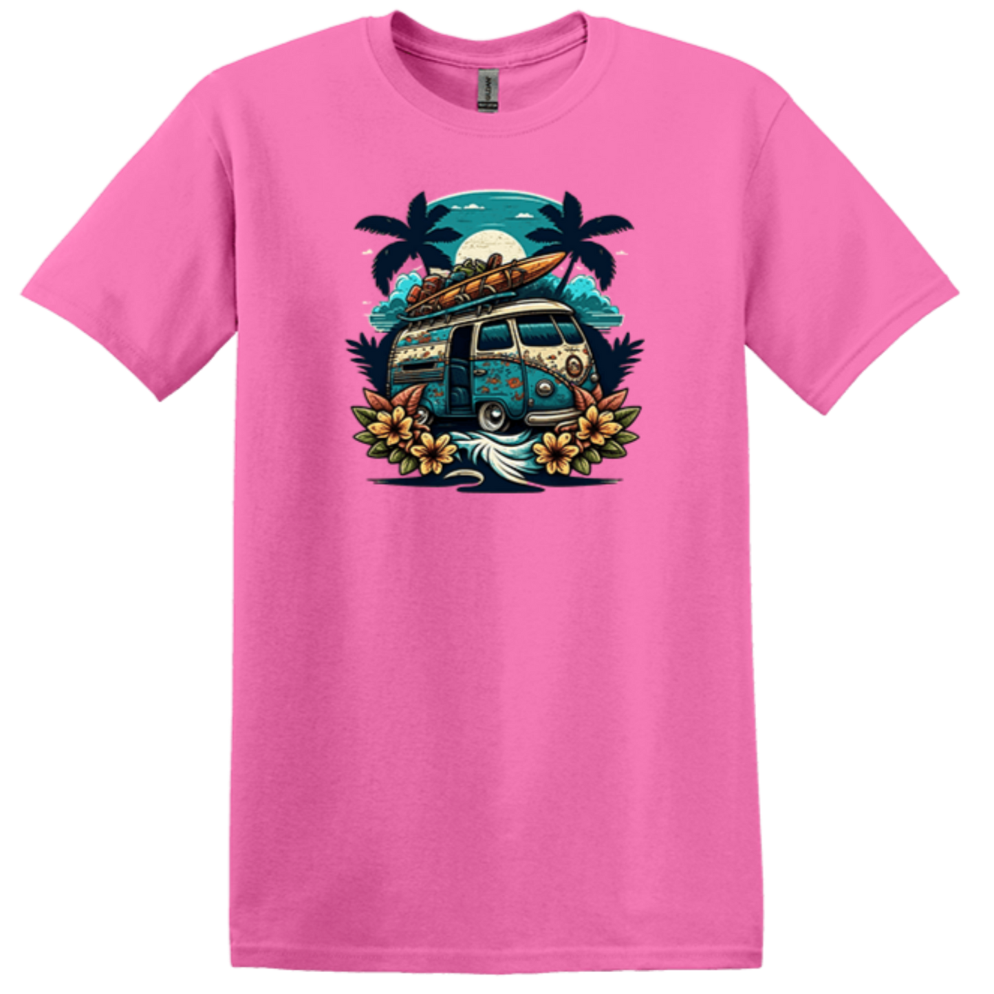 azalea pink van life shirt
