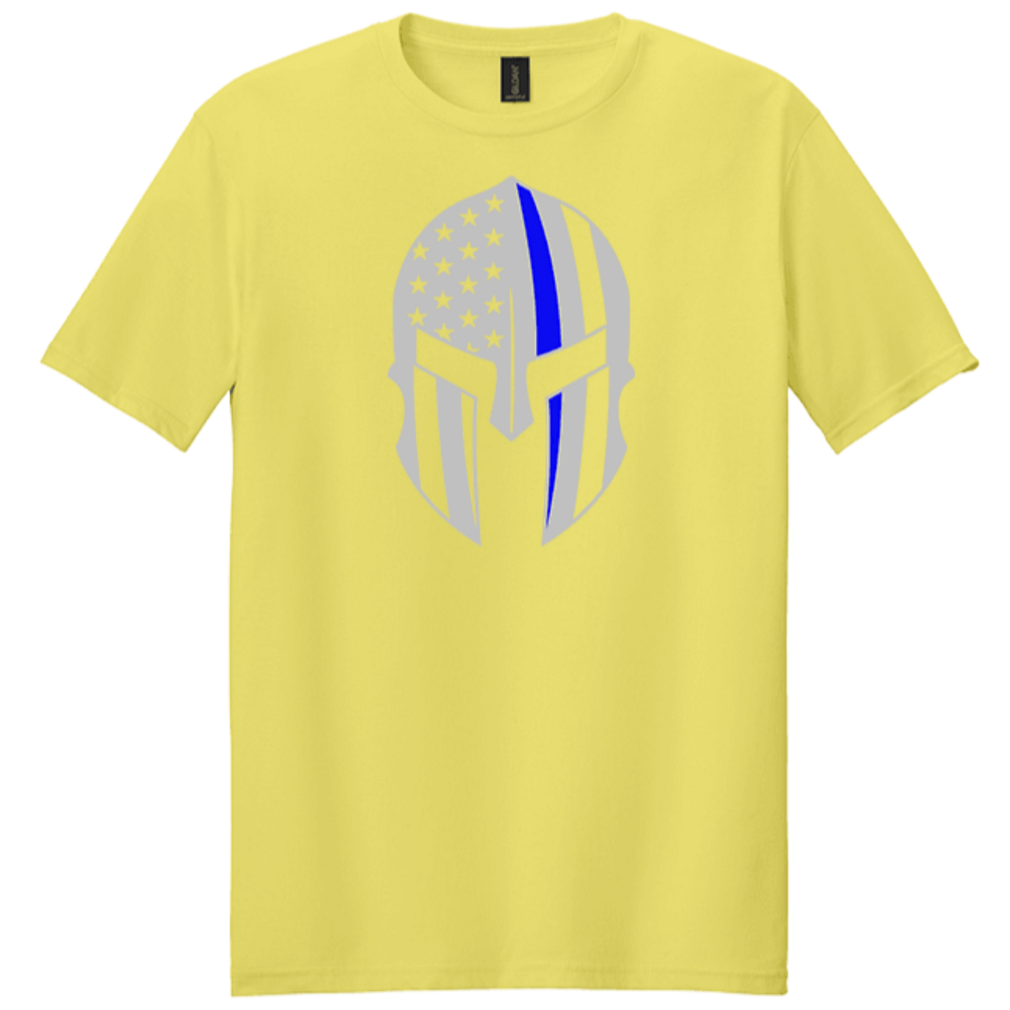 back the blue cornsilk yellow shirt