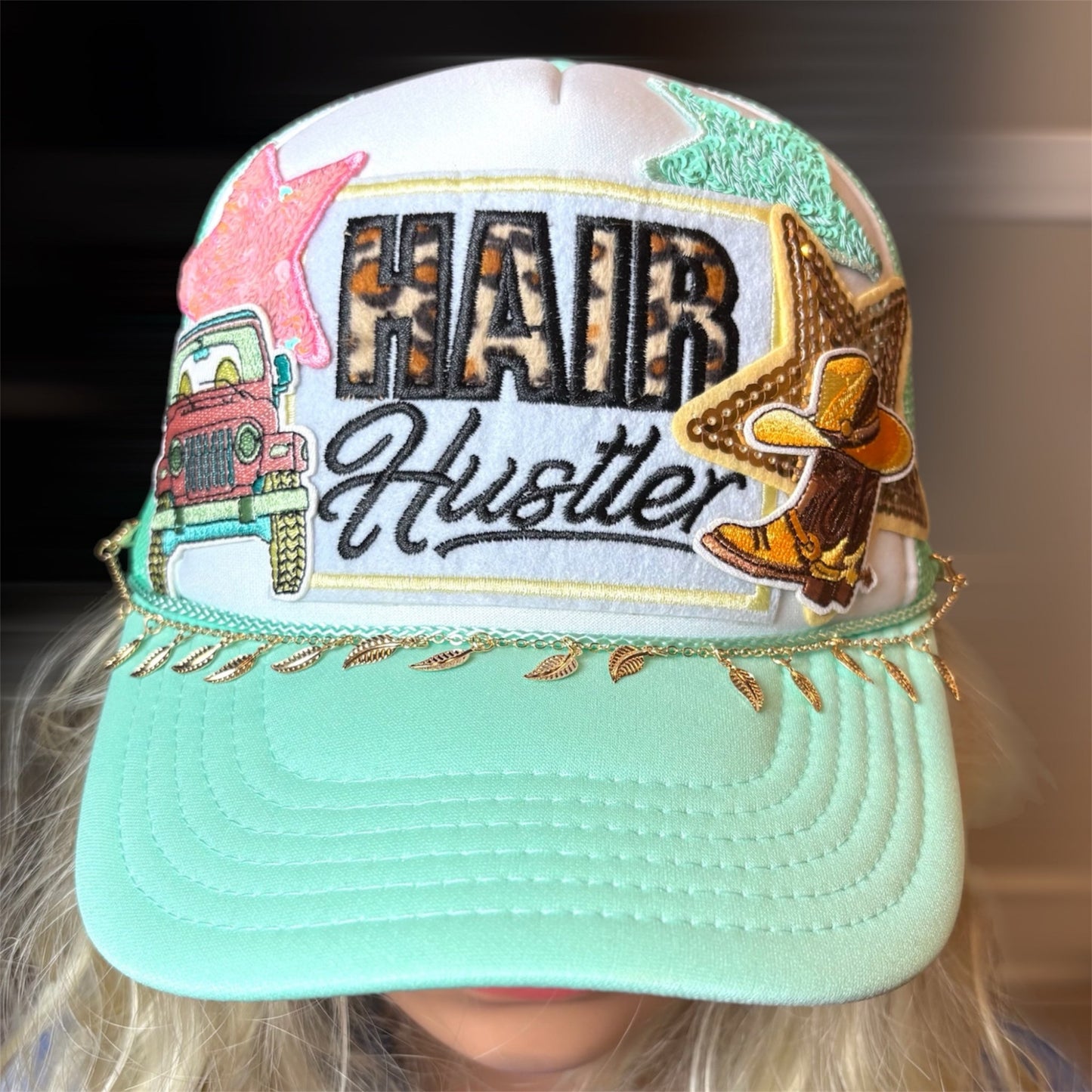 Otto foam trucker hat hair hustler