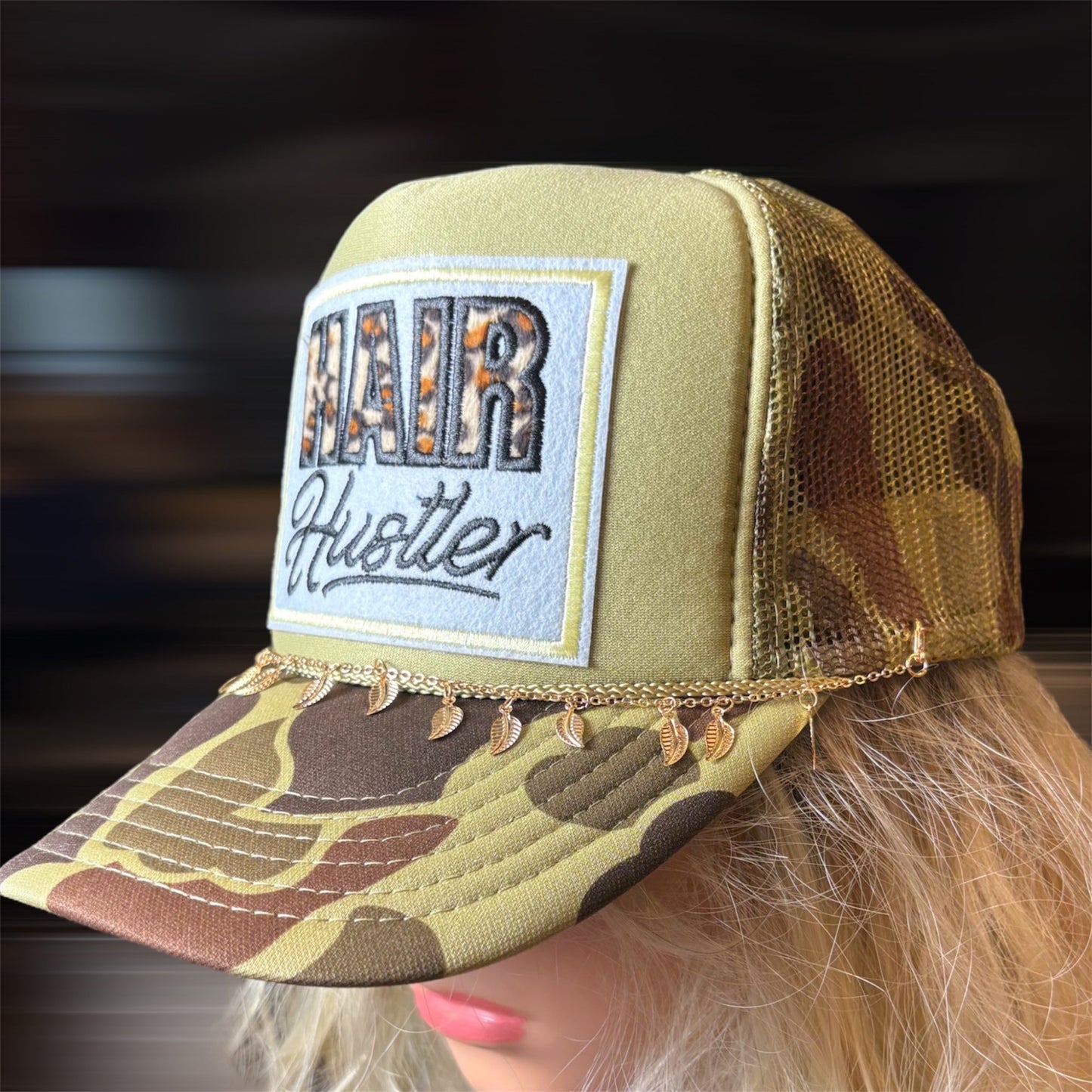hair hustler camo left