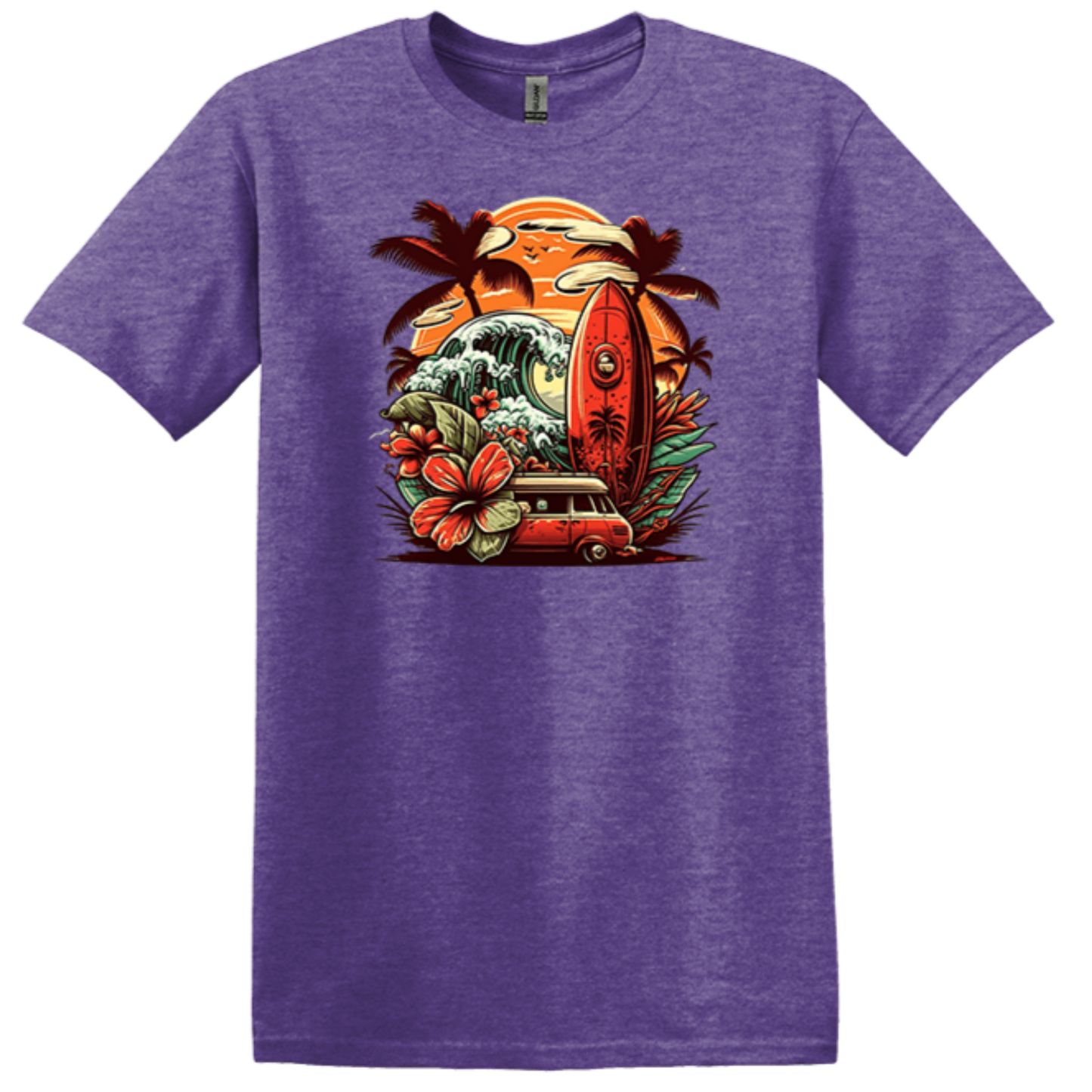 heather purple van life for life shirt