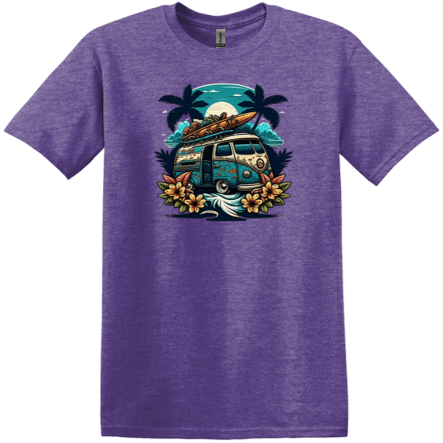 heather purple van life shirt