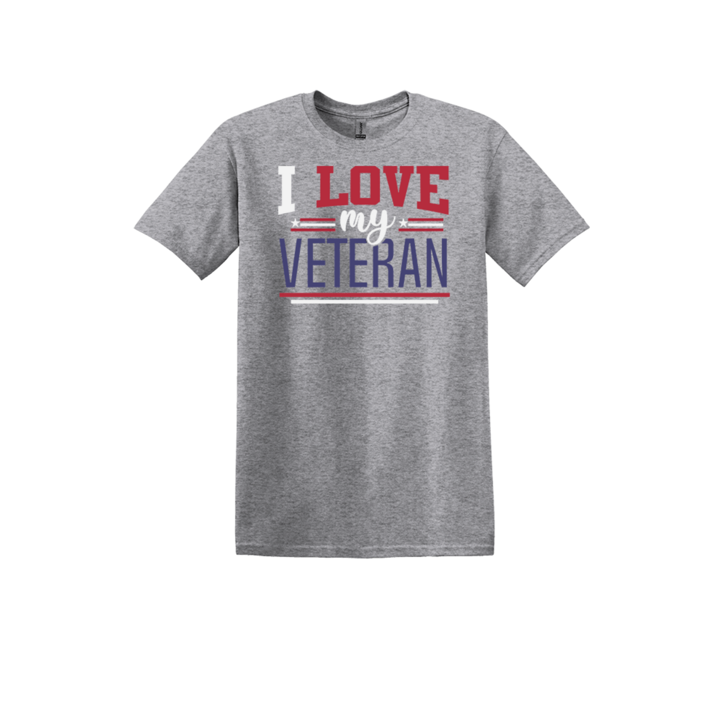 I love my veteran grey shirt