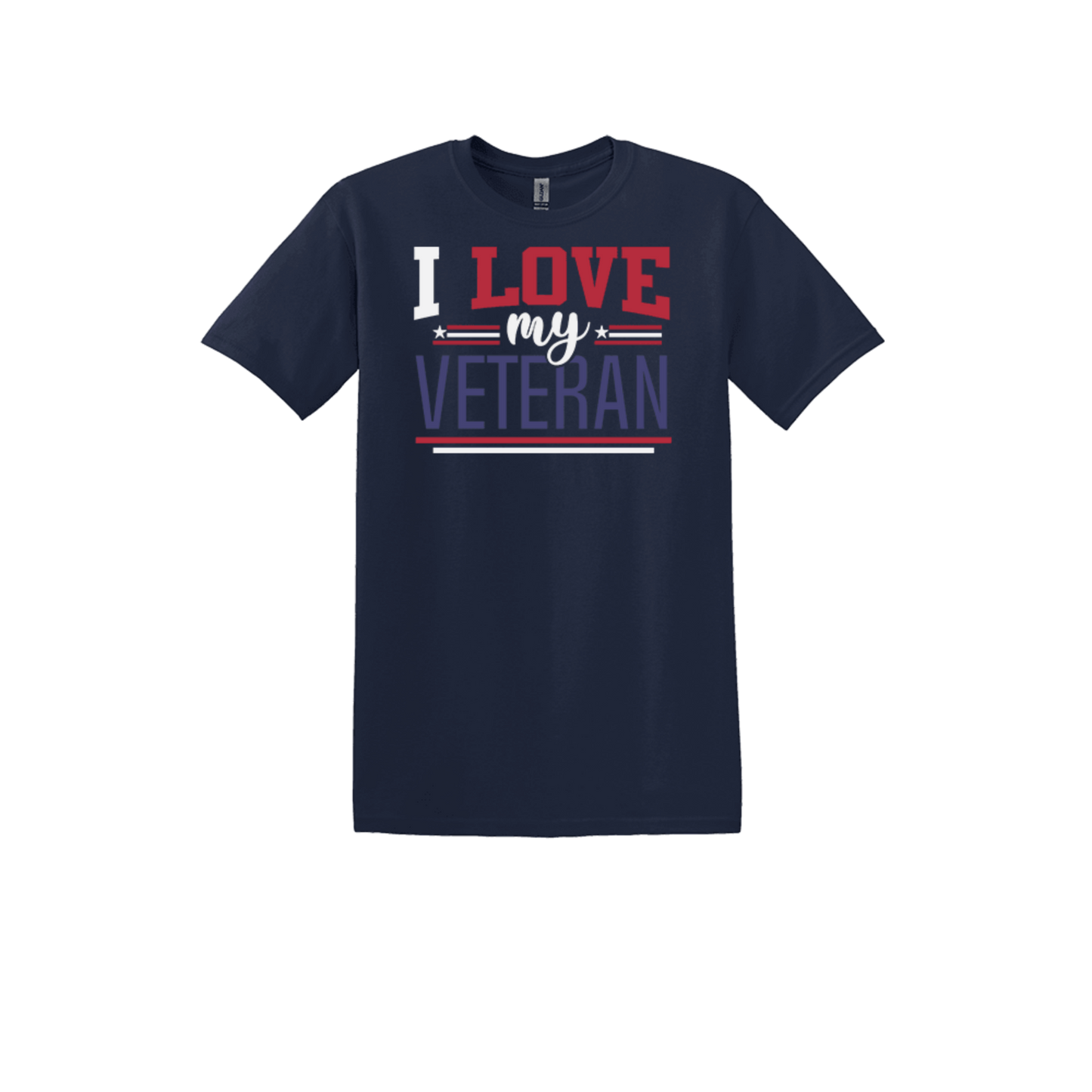I love my veteran navy t-shirt