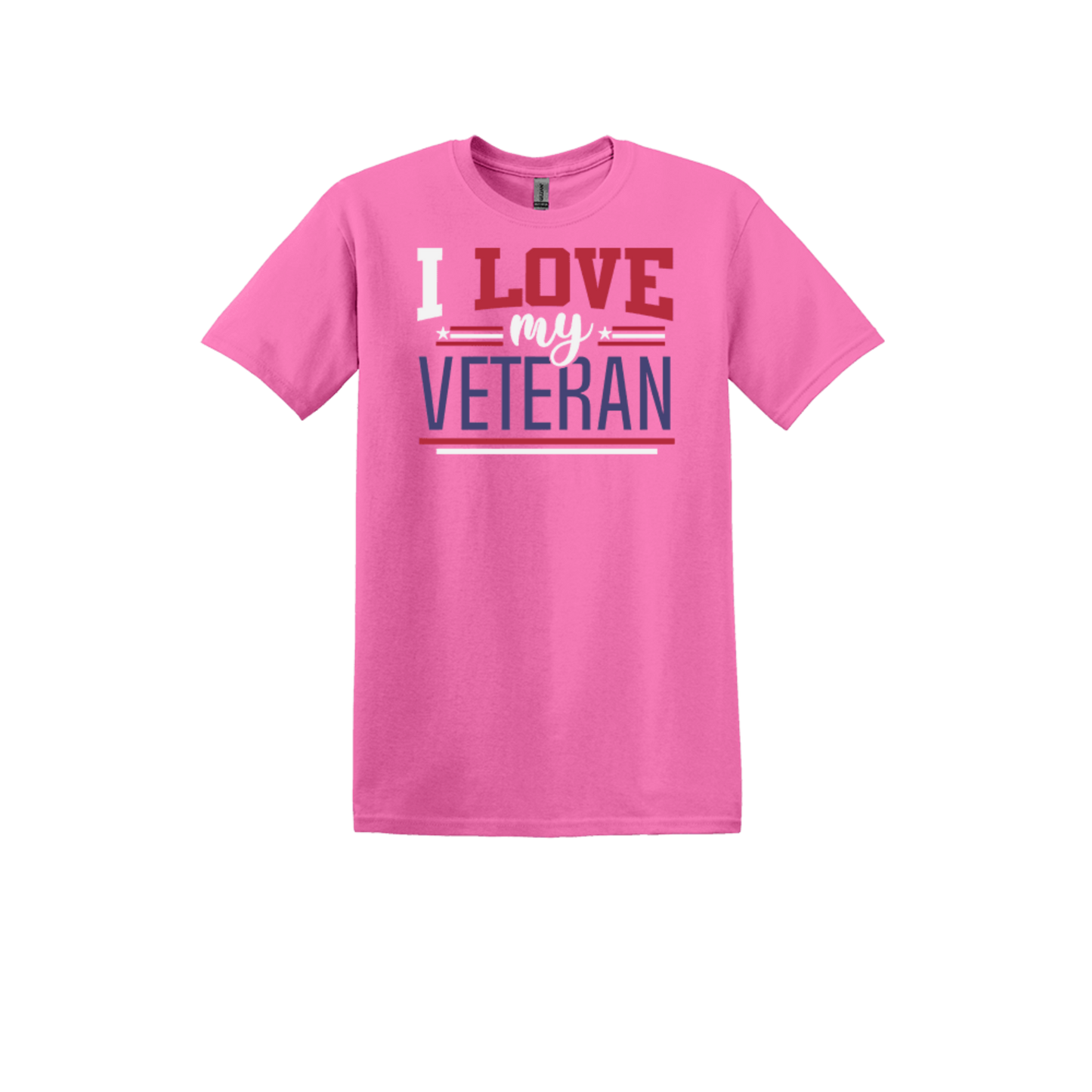 I love my veteran pink shirt