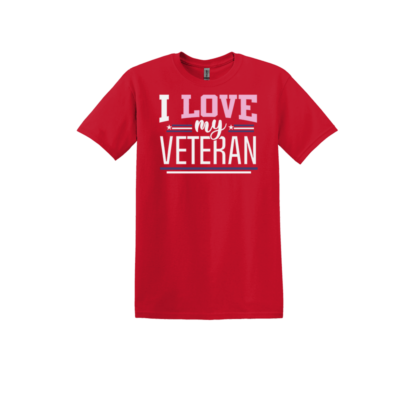 I love my veteran red shirt