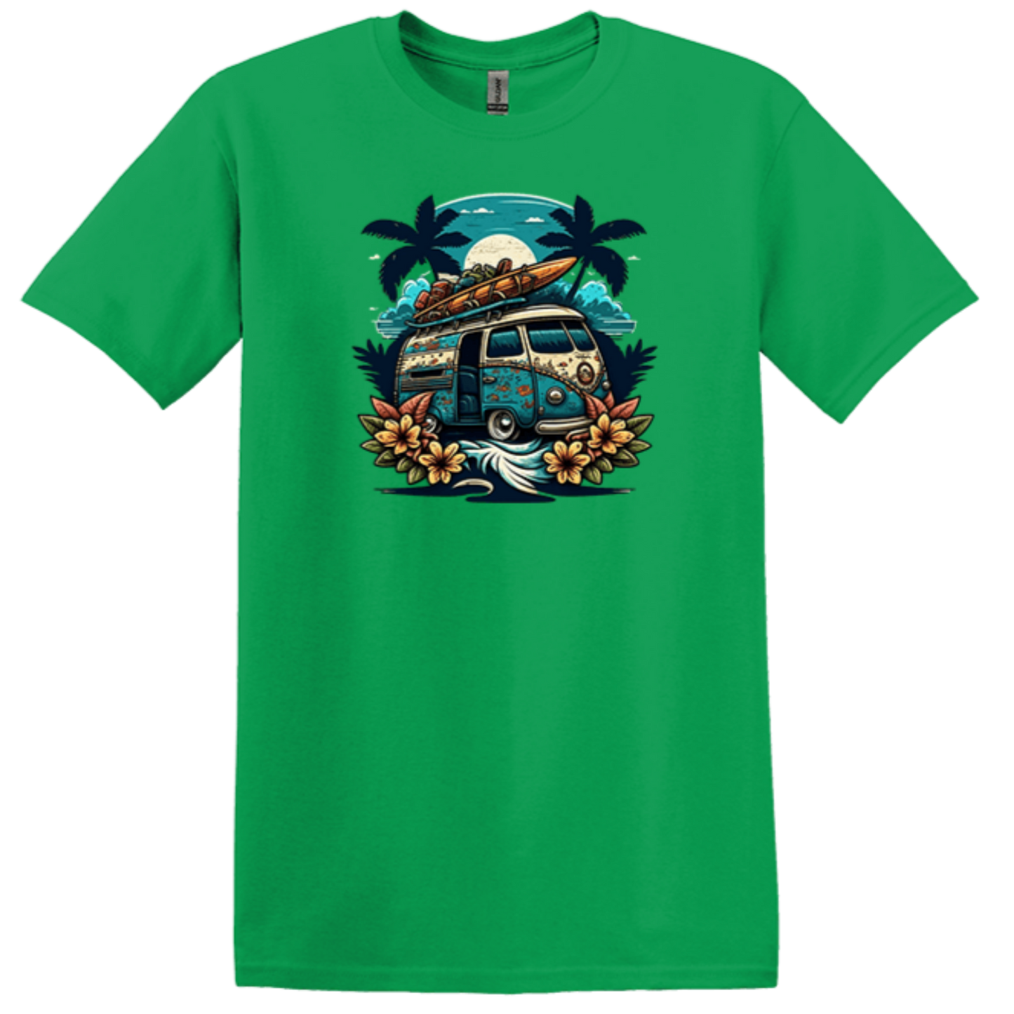 Irish green van life shirt