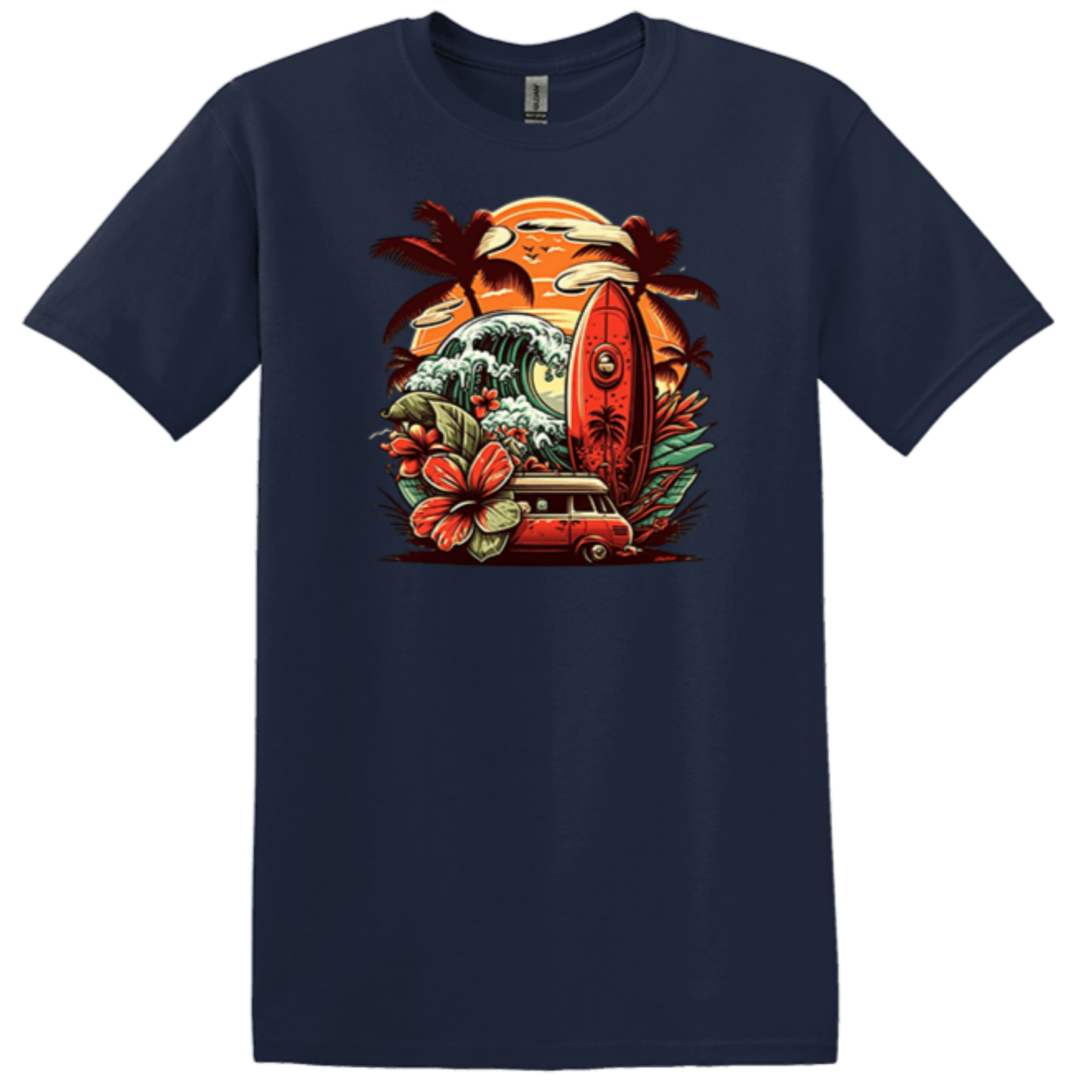 navy blue van life for life shirt