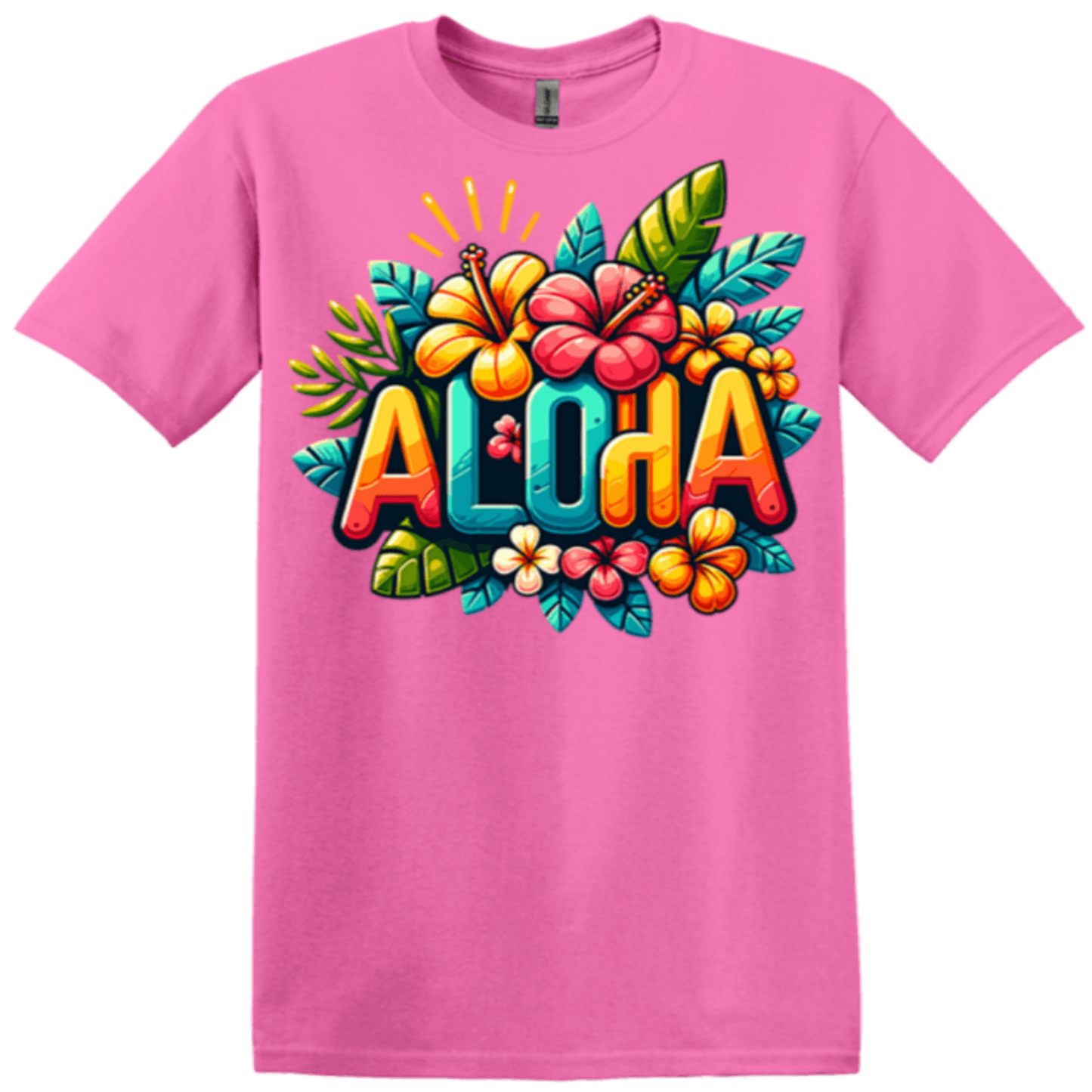 pink aloha Hawaii floral