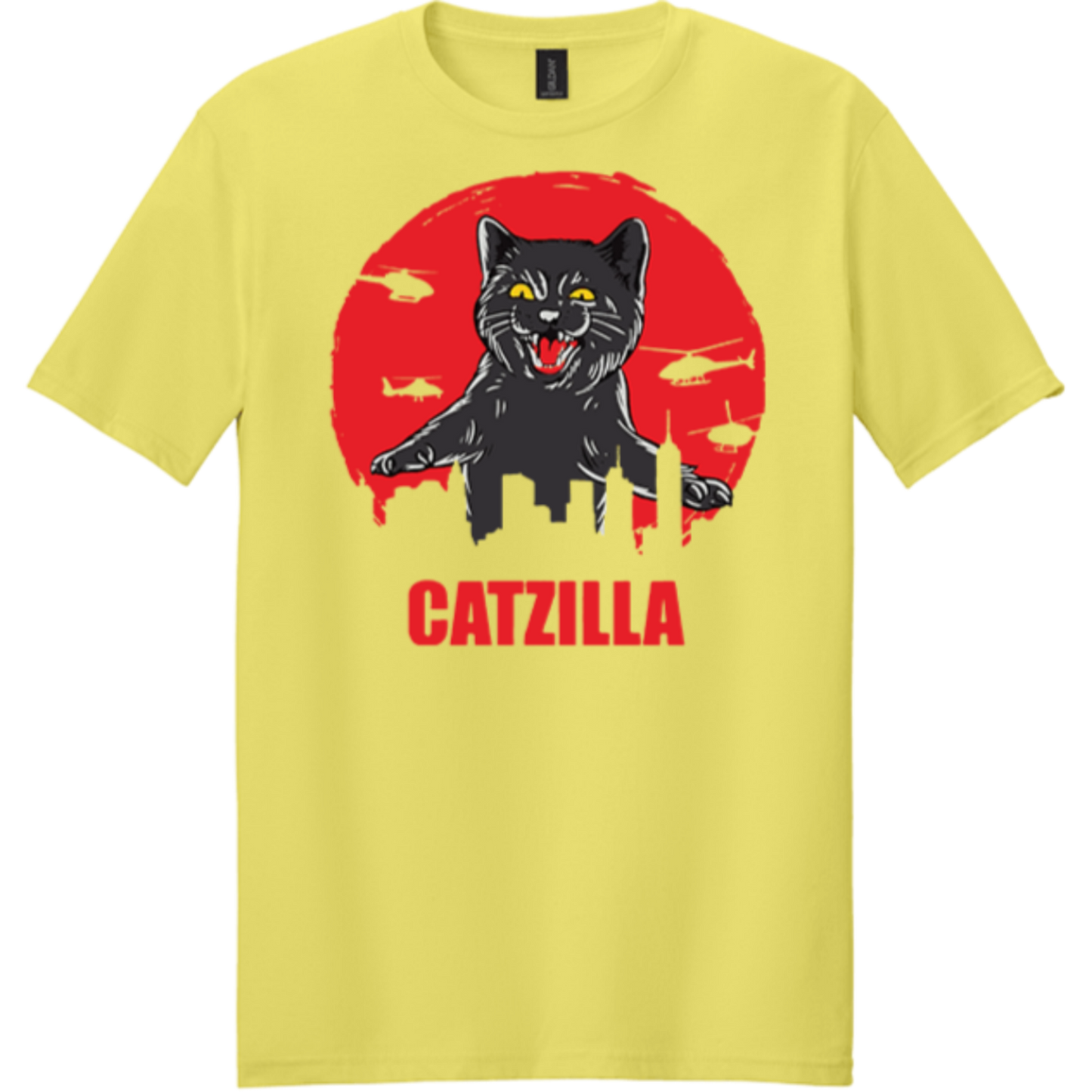 black cat cornsilk purring skyline top