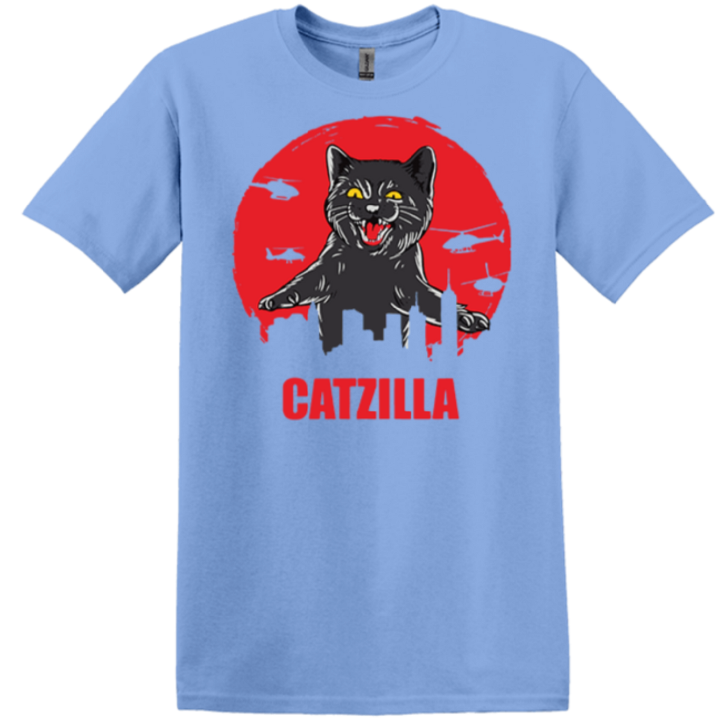 ready2go light blue cat cotton garment