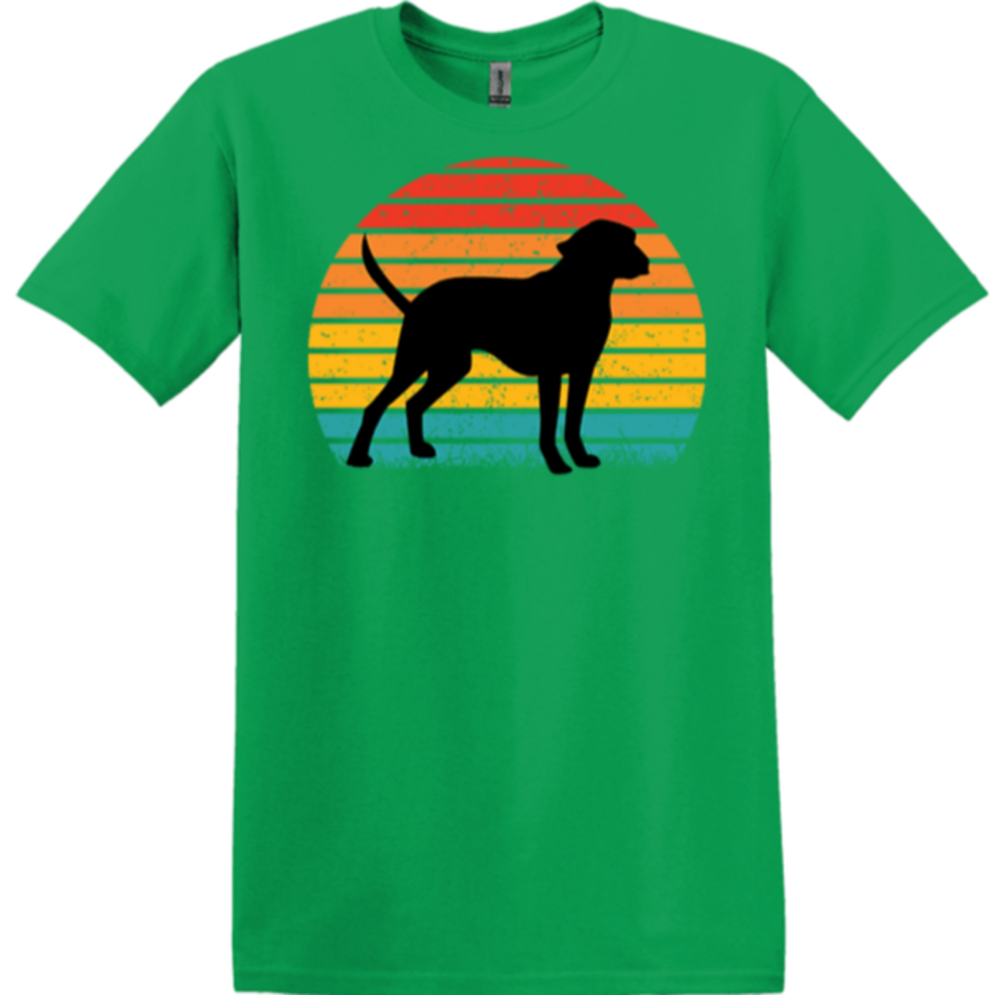 Irish green cozy t-shirt fall colors sun doggie shirt
