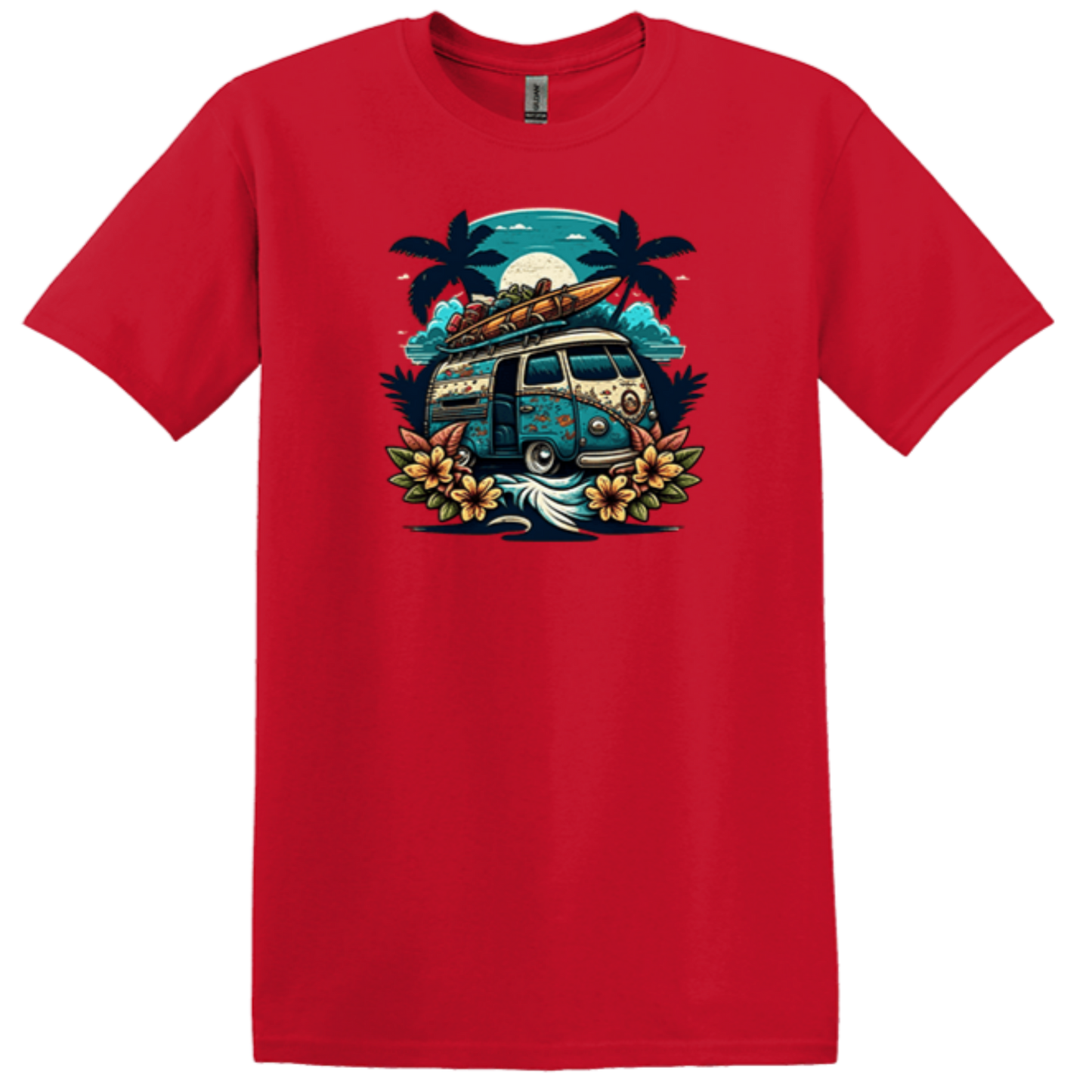 red van life shirt