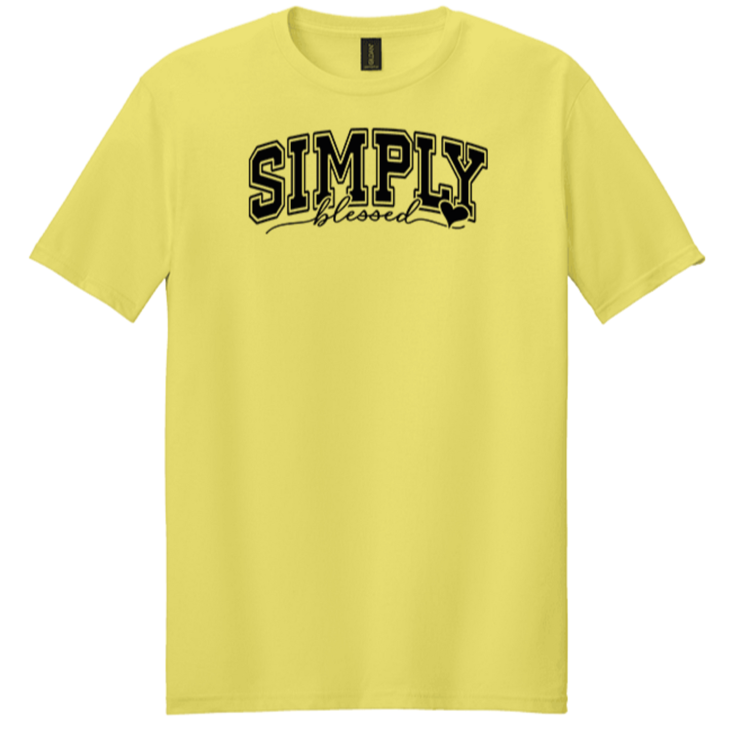 simply blessed cornsilk yellow shirt