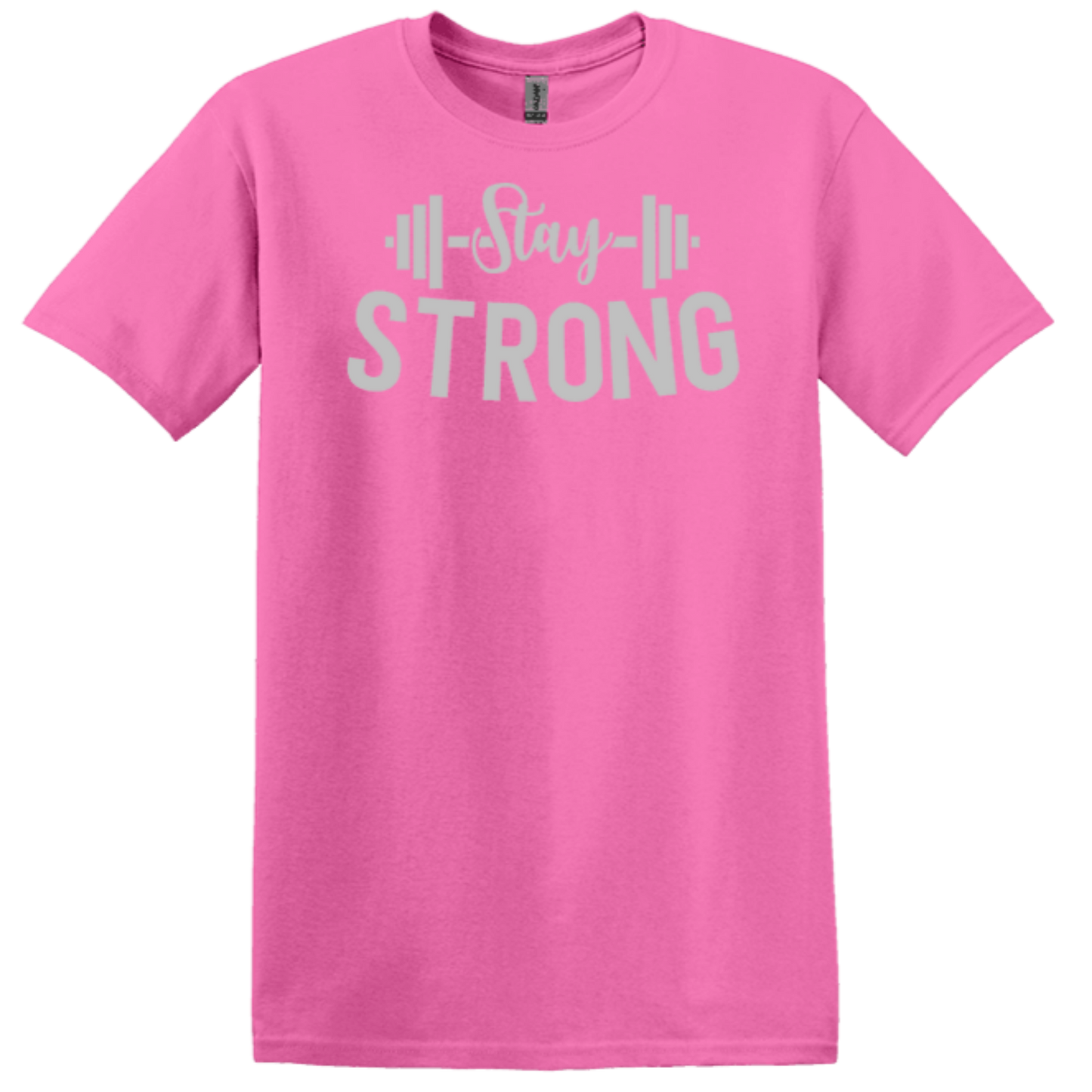 stay strong azalea pink shirt