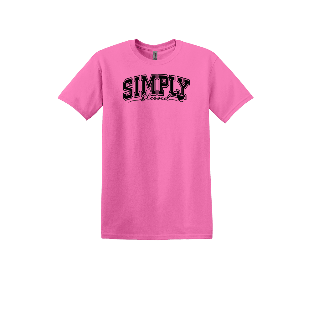 Simply Blessed (Black Lettering)