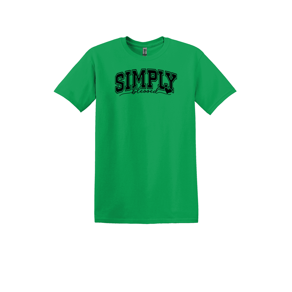 Simply Blessed (Black Lettering)