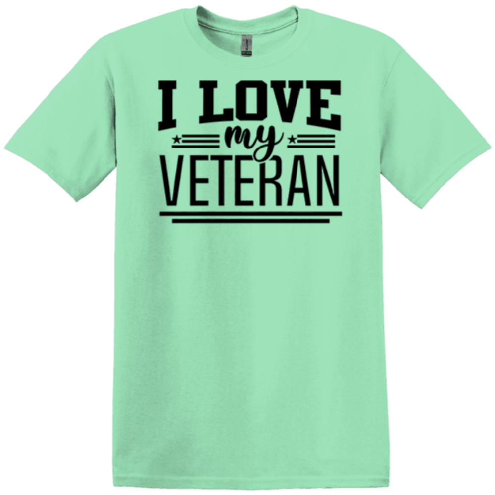 I Love My Veteran (Black)