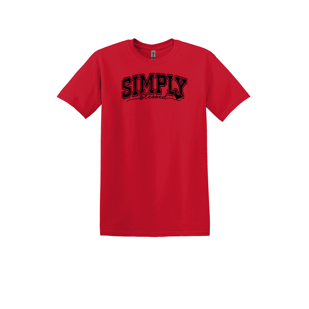 Simply Blessed (Black Lettering)