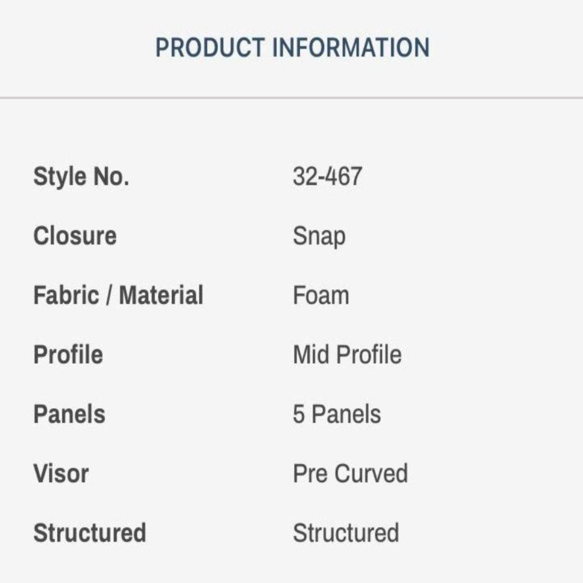 product information pre-curved visor