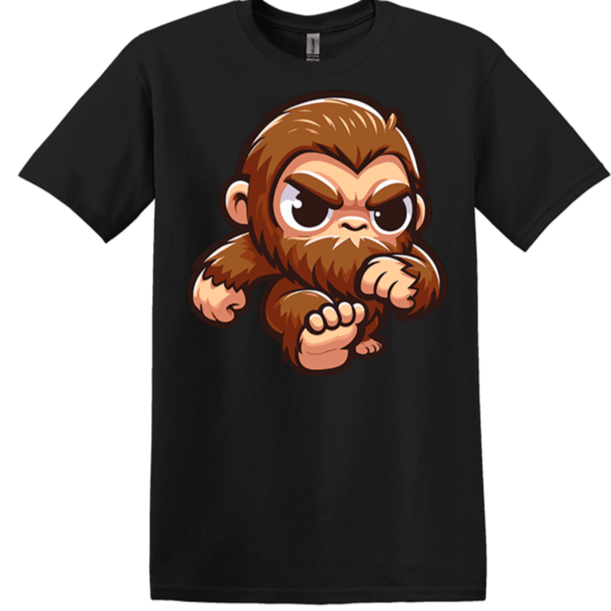 black soft undershirt bigfoot