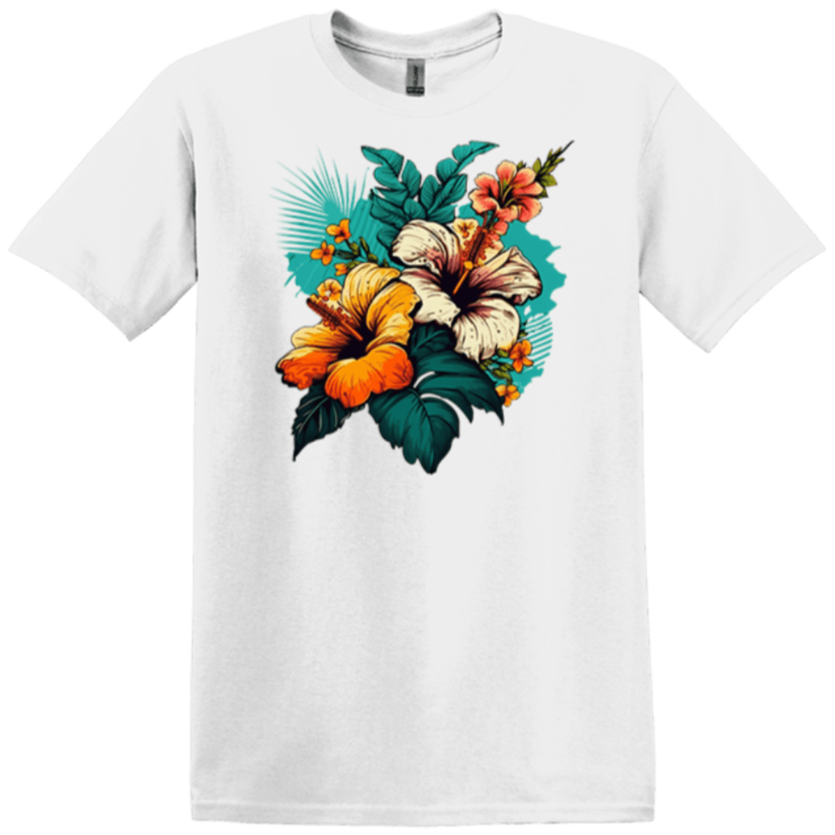 Ready2Go colorful flower white tapered fit