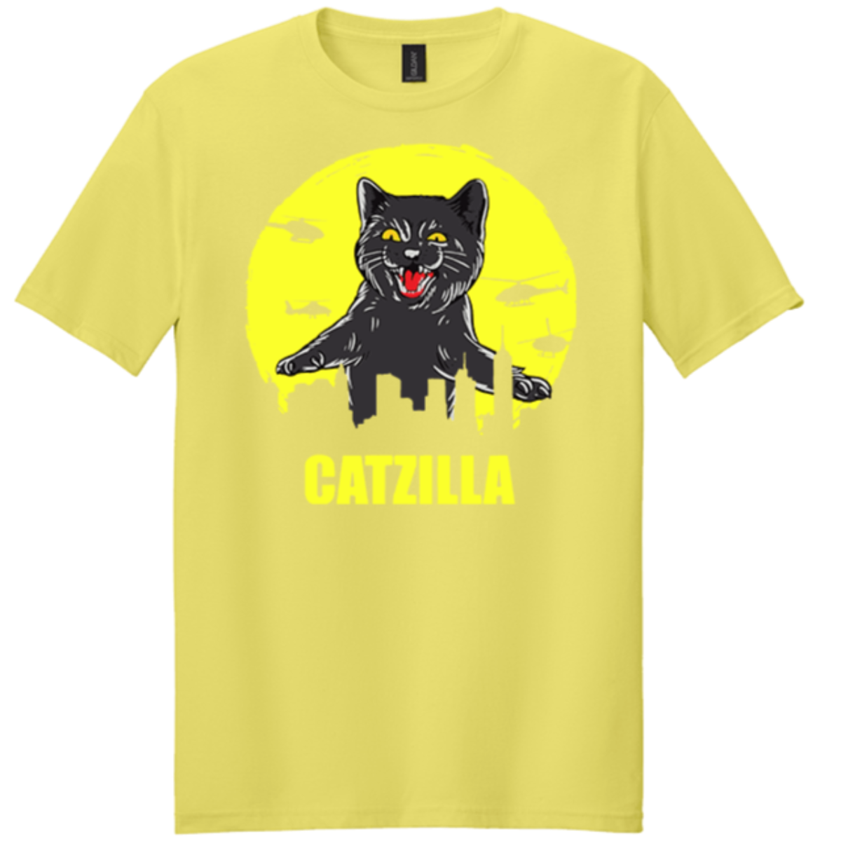 cornsilk catzilla yellow catnip shirt