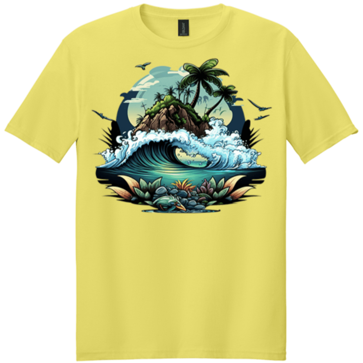 Beach Surf T-Shirt Cornsilk 