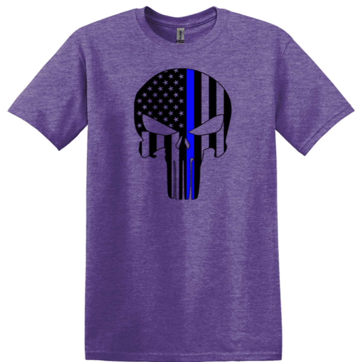 heather purple undershirt police support