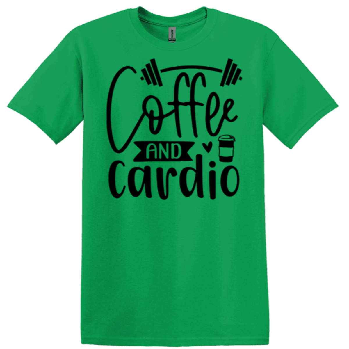 irish green top coffee running design