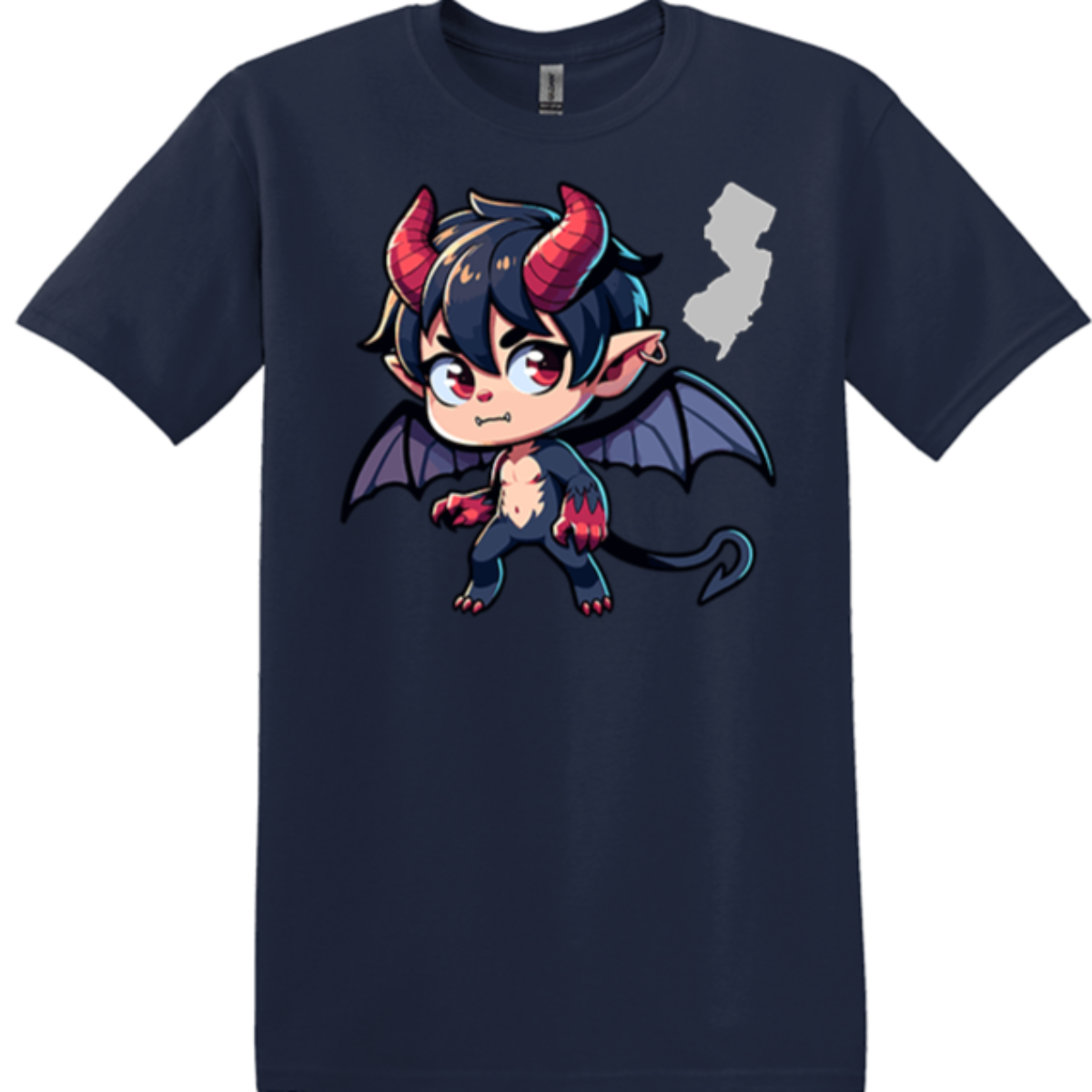 navy short sleeve t-shirt legendary creature