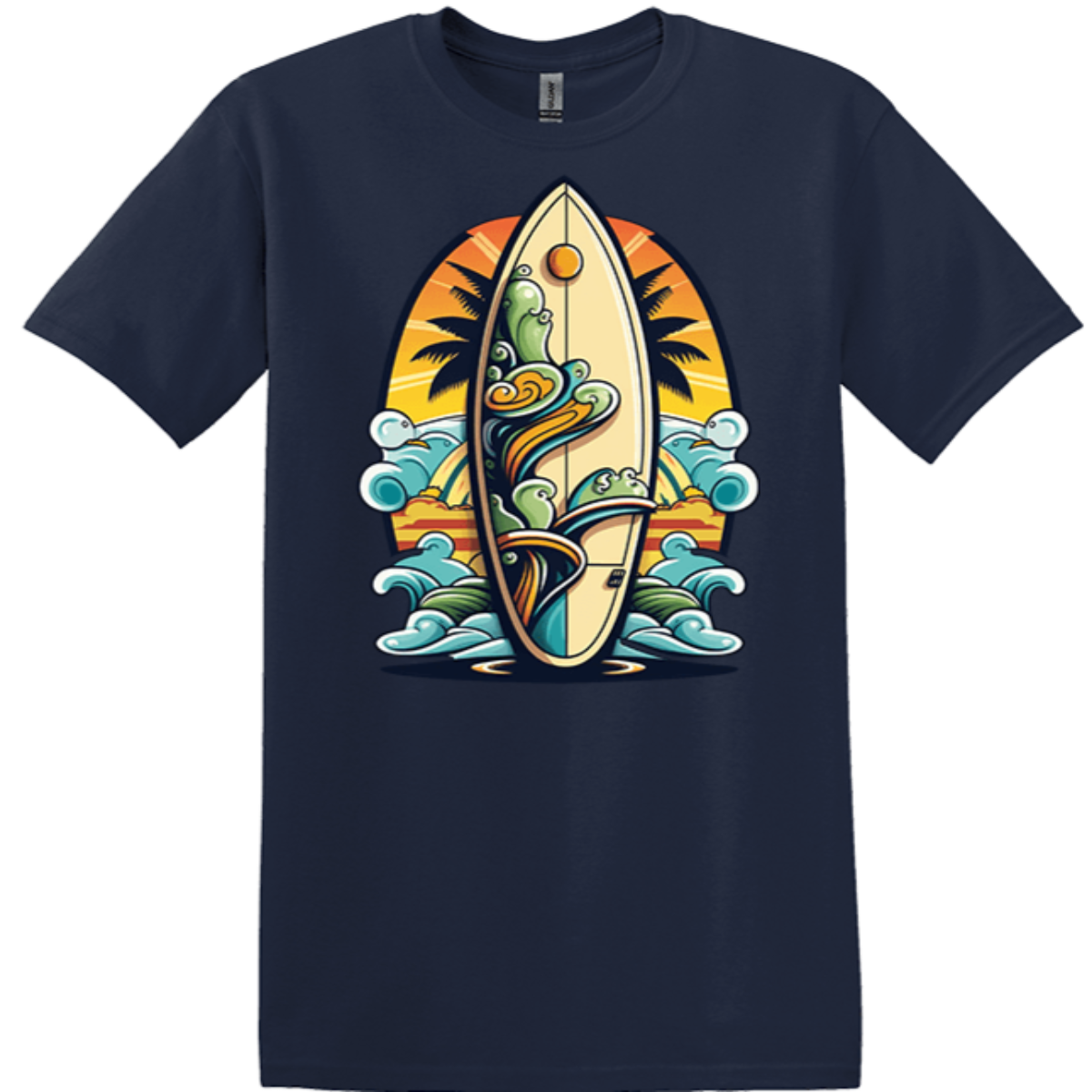 navy boutique top surfboarding