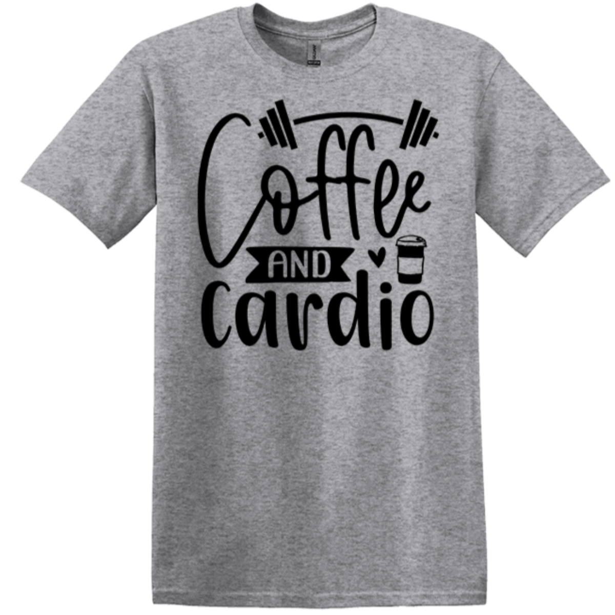 sport grey crew neck tee java power lifting