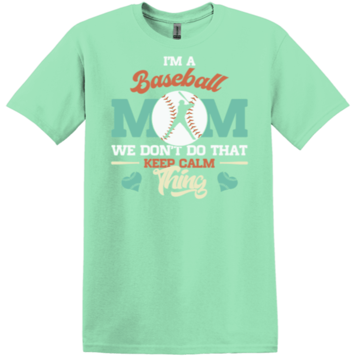 mint green baseball mom tapered