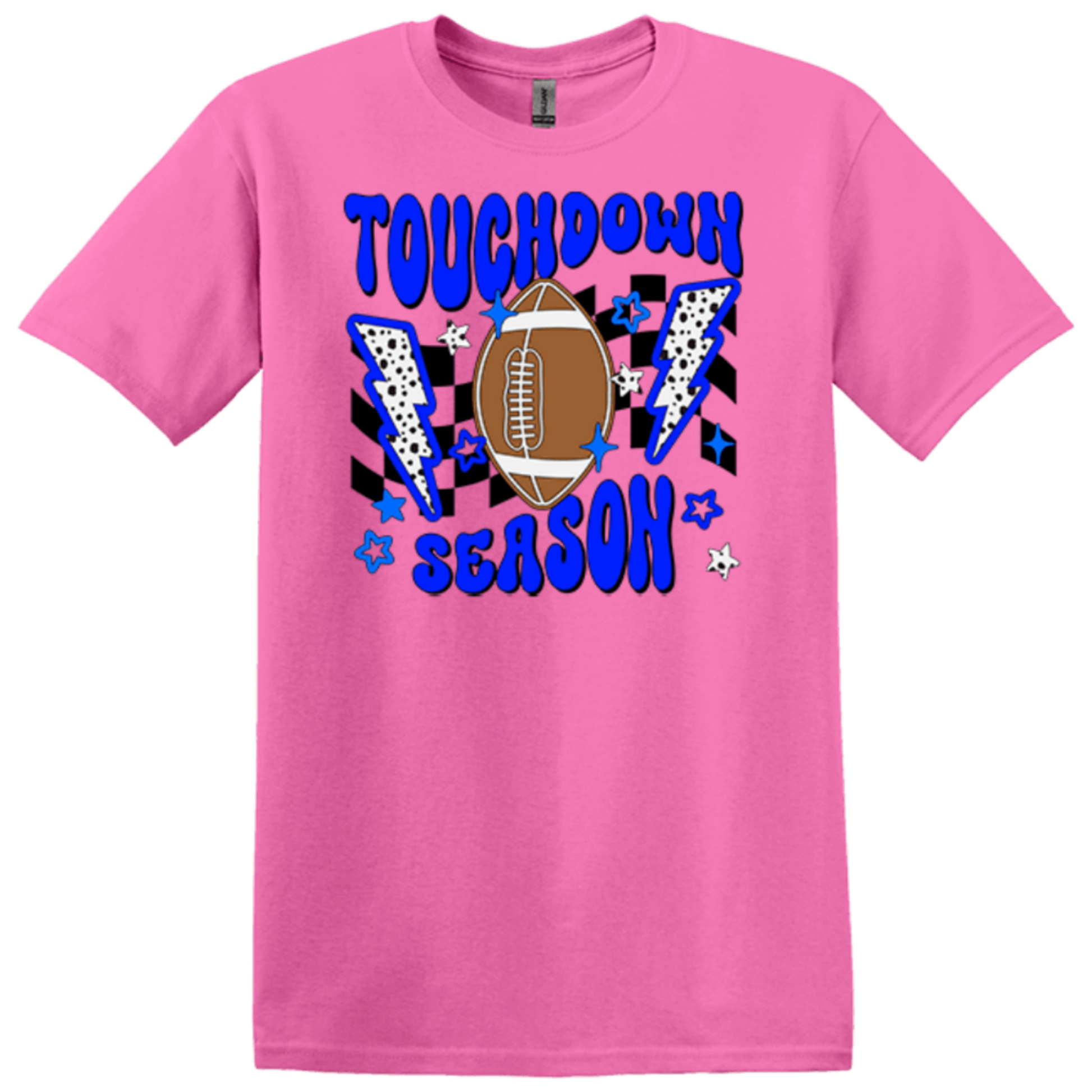 ready2go gridiron azalea pink comfort apparel shirt