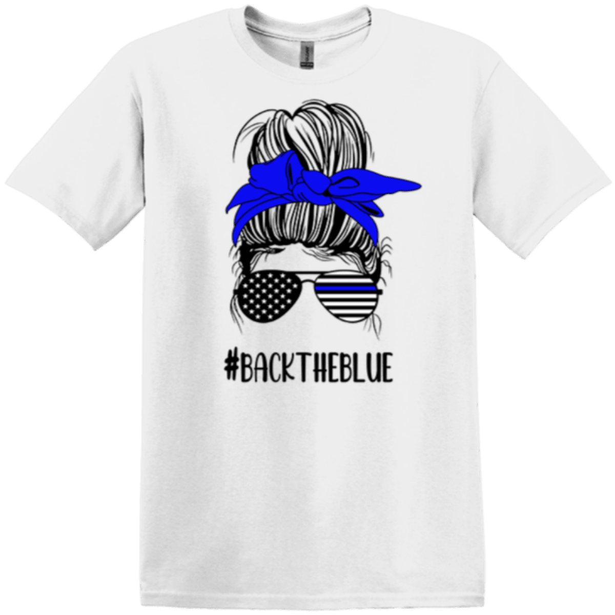 #Backtheblue White Ready2GO Shirt